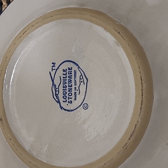 RARE LOUISVILLE STONEWARE COOKIES FOR SANTA PLATE - Picture 4 of 4